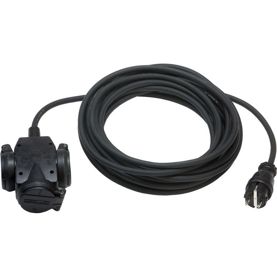 Prelungitor electric cu 3 prize 220 V, 5m, H07 RN-F 3G1.5, neopren, ALTHOFF - sefira.ro