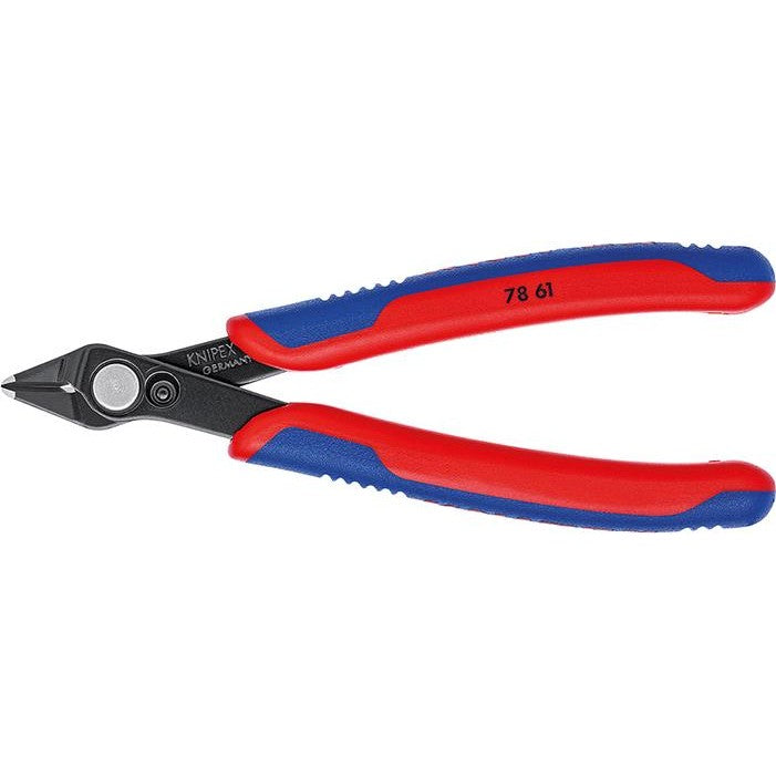 Cleste cu tais lateral pentru electronisti Super Knips®, 125mm, fara inclinare, 78 61 125, KNIPEX - sefira.ro