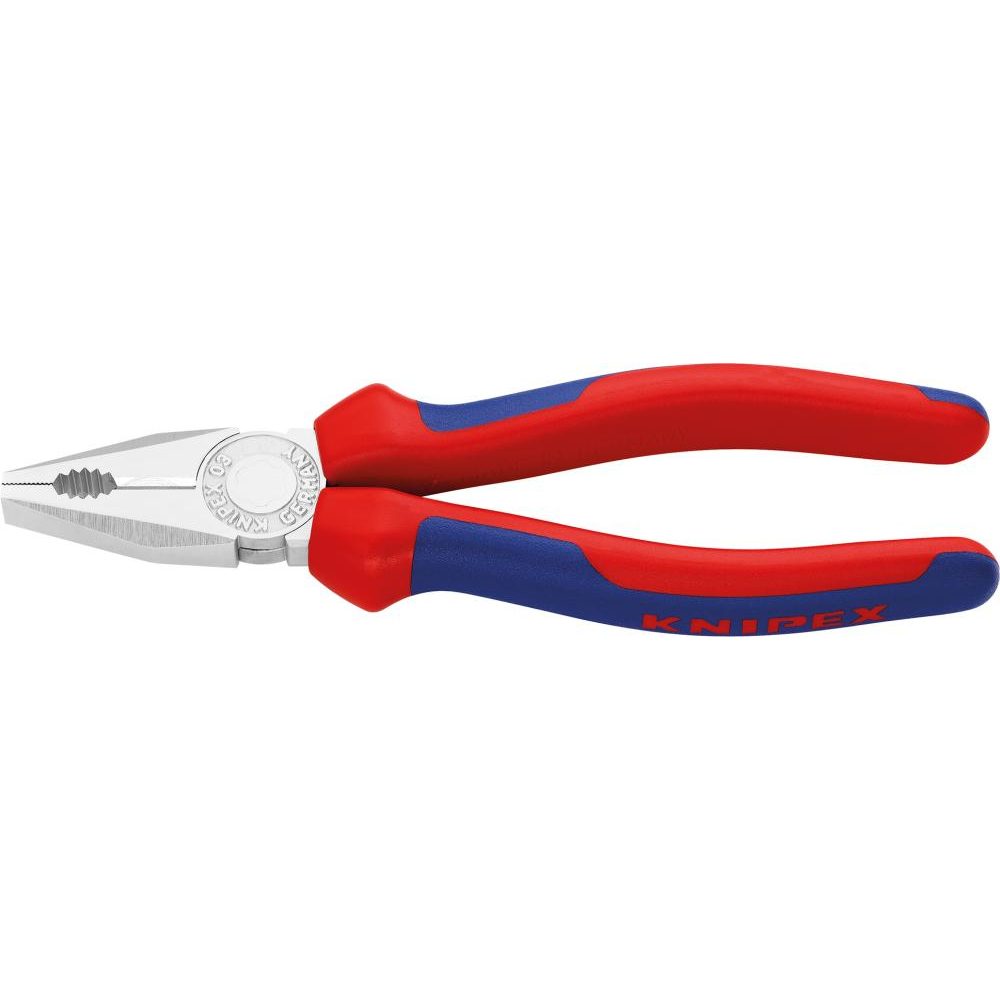 Cleste combinat, cromat, 160 mm, manere bicomponent, 03 05 160, KNIPEX - sefira.ro