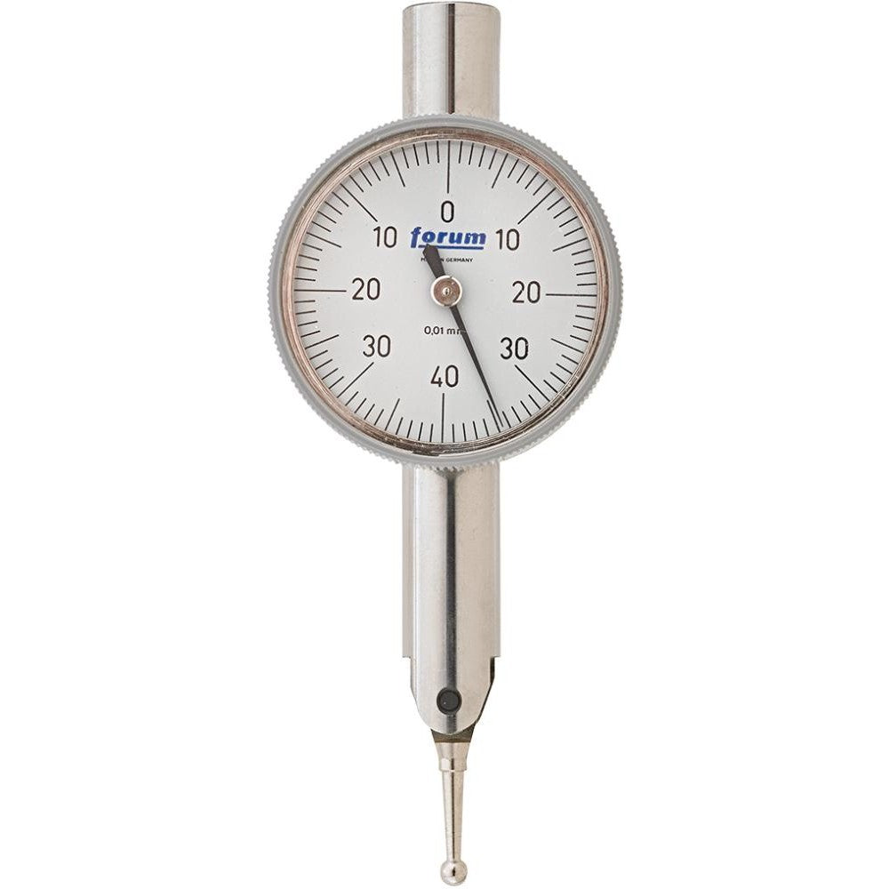 Ceas comparator cu levier, 0-0.8mm, cadran 28mm, citire 0.01mm, FORUM - sefira.ro