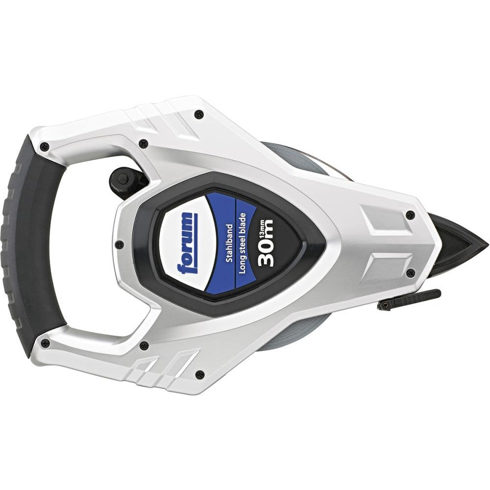 Ruleta cu cadru, banda de otel 30m x 13mm, anti-soc, mm/cm, precizie cf. EC II, FORUM - sefira.ro