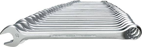 Set chei combinate cu cot 10-24 mm, 8 buc, in cutie carton, DIN3113B, GEDORE - sefira.ro