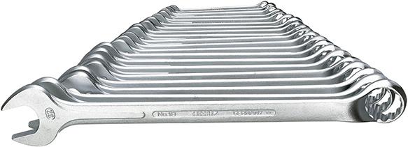 Set chei combinate cu cot 10-24 mm, 8 buc, in cutie carton, DIN3113B, GEDORE - sefira.ro