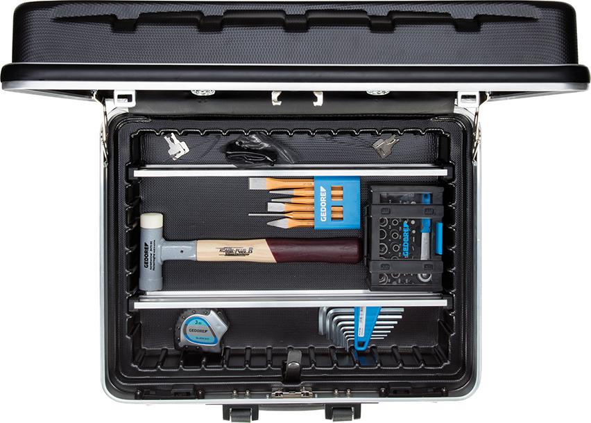 Trusa scule VDE, set 74 piese, in geamantan de plastic, 1041-003, GEDORE - sefira.ro