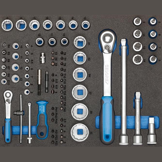 Set module scule, 147 piese, TS-147, GEDORE - sefira.ro