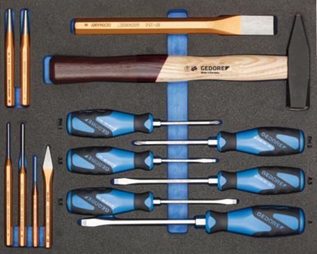 Set scule, 308 piese, TS-308, GEDORE - sefira.ro