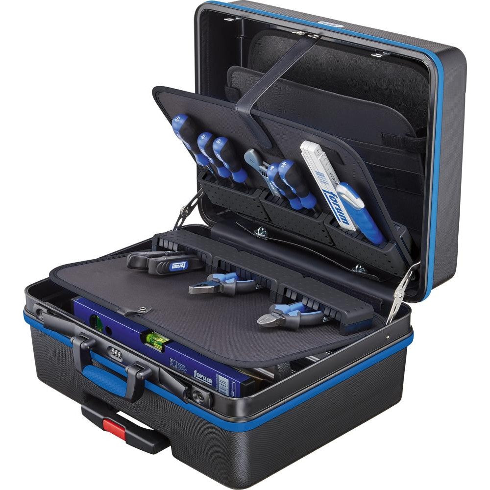 Geamantan pentru scule, din plastic ABS, cu role, 36l, 485x350x195mm, FORUM - sefira.ro