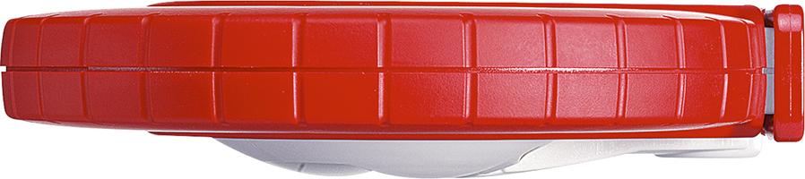 Ruleta cu carcasa RADIUS, INOX, 20m x 13mm, alba, BMI - sefira.ro