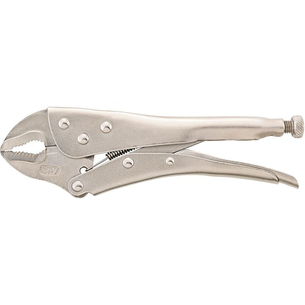 Cleste de prindere cu bacuri indoite, 185mm, deschidere 30mm, FORTIS - sefira.ro