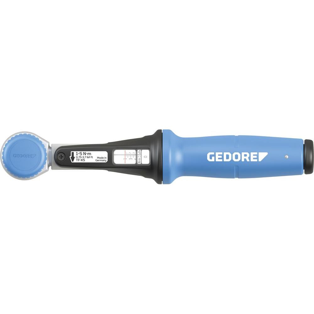 Cheie dinamometrica TORCOFIX TF-K, cap ciuperca, 1-5 Nm, 1/4", TF-K5, GEDORE - sefira.ro