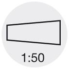 Alezor HSS conic manual pentru gauri de stift, 3.0mm, blank, DIN9, FORUM - sefira.ro