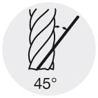 Freza cilindro-frontala, lunga, carbura monobloc, pentru Aluminiu, 3mm, 2 taisuri, DIN6527K, FORUM - sefira.ro