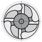 Freza cilindro-frontala HSS Co8%, scurta, 4 taisuri, 2.00mm, DIN844, FORUM - sefira.ro