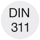 Alezor HSS pentru gaura de nit, 10.0mm, coada conica, DIN311, FORUM - sefira.ro