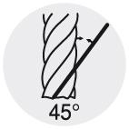 Freza degrosare din carbura monobloc, pentru inox, 4.0mm, 3 taisuri, TiAIN, FORUM - sefira.ro