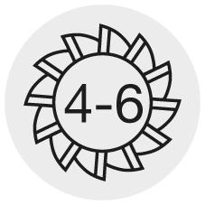 Freza cilindro-frontala HSS Co8%, scurta, 4 taisuri, 2.00mm, TiAlN, DIN844, FORUM - sefira.ro