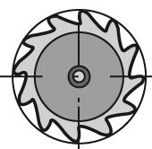 Freza de canelat, tip N, 10 taisuri, DIN850D K HSS-Co5% 28.5x6.0mm, Forum