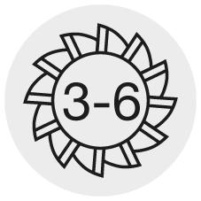 Freza degrosare din carbura monobloc, pentru inox, 4.0mm, 3 taisuri, TiAIN, FORUM - sefira.ro