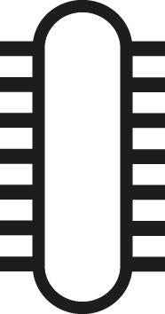 Pila lata (dreapta) pentru ascutire scule, 200x25x4.5mm, dantura 2, cu maner, PFERD - sefira.ro