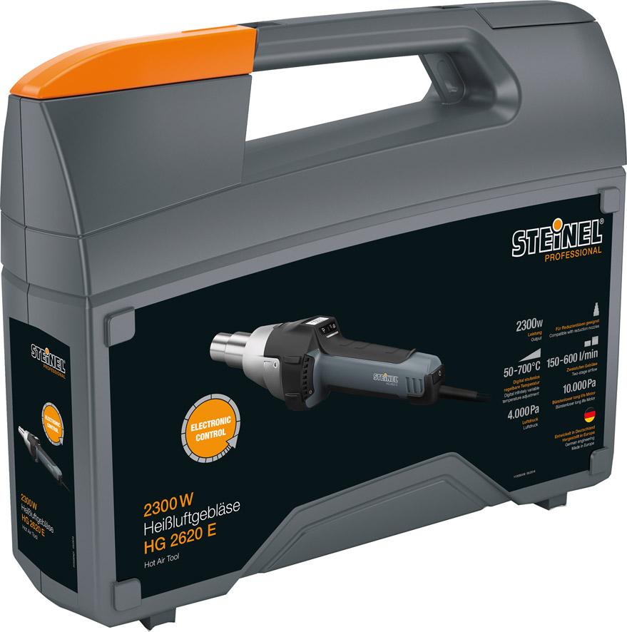 Pistol cu aer cald HG 2620 E, cu cablu, 230 V, 2300 W, 50 - 700 °C, 351809, STEINEL - sefira.ro