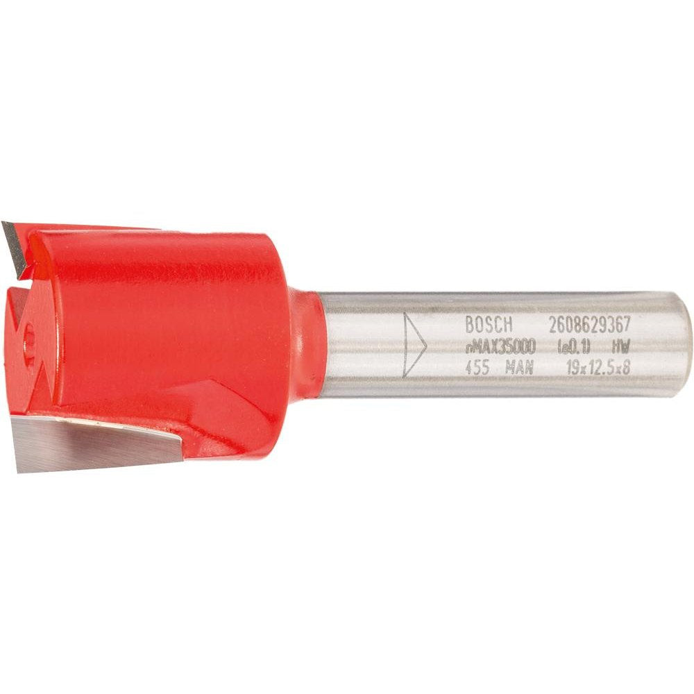 Freza HM pentru canelat locas balama, cu 2 taisuri, Ø 19 mm, coada Ø 8 mm, 51 x 12.5 mm, BOSCH - sefira.ro