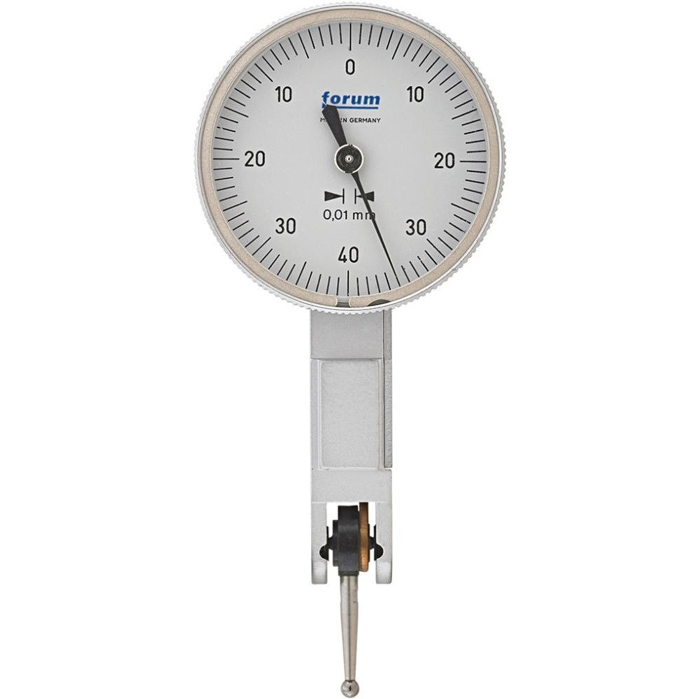 Ceas comparator cu levier, 0-0.8mm, citire 0.01mm, DIN2270, FORUM - sefira.ro