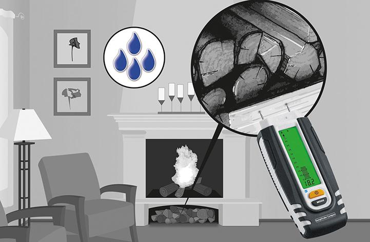 Contor de umiditate DampFinder Compact Plus, 0-40 °C, LASERLINER - sefira.ro