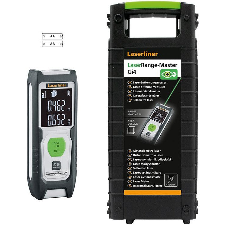 Telemetru cu laser LaserRange-Master Gi4, 0.3-30m, precizie 2mm, IP40, LASERLINER - sefira.ro