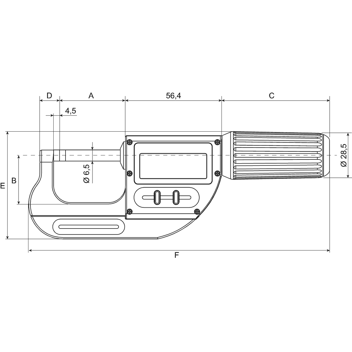 Micrometru digital IP67 ALPA MEGAWHIZ BA010 - sefira.ro