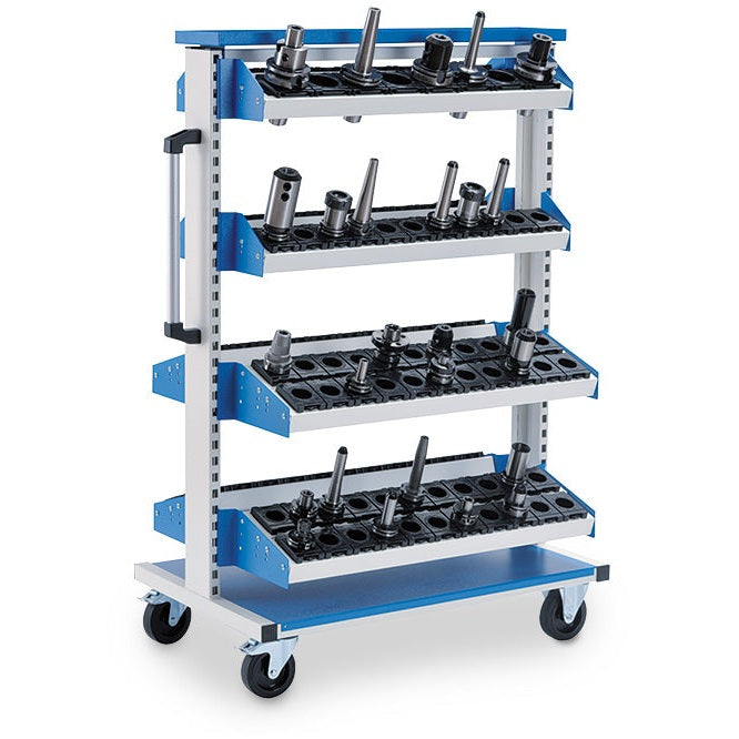 Carucior echipare CNC, depozitare si transport, 990x610x1450mm, BEDRUNKA - sefira.ro