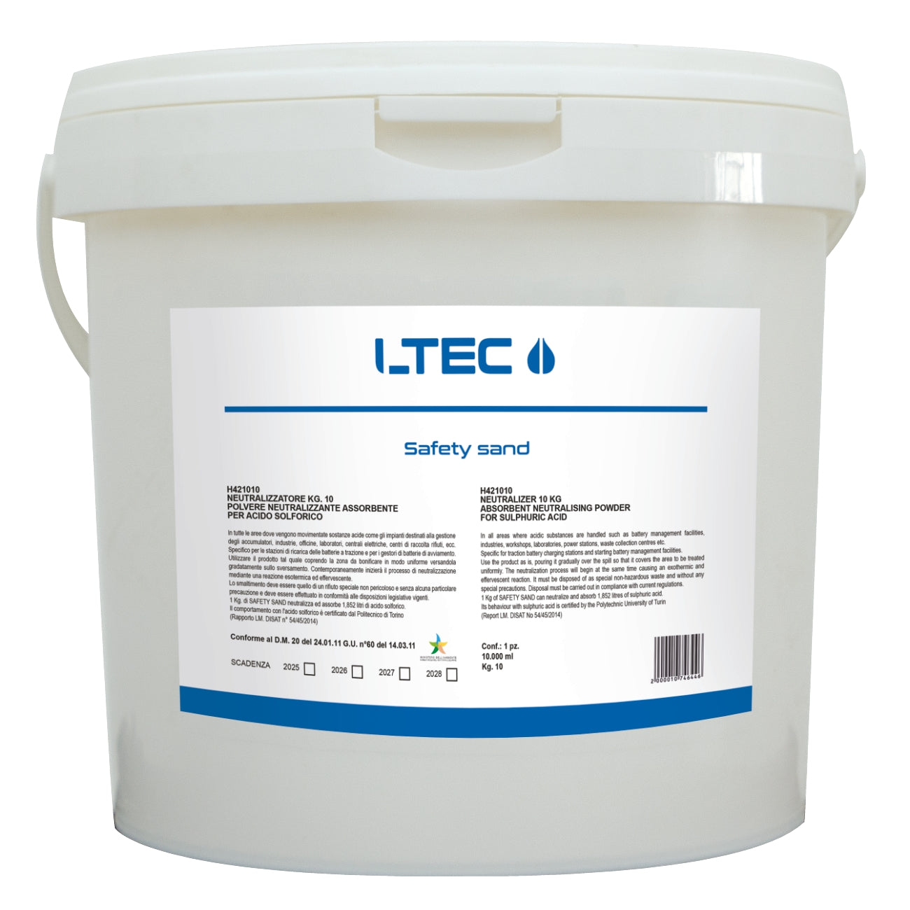 Neutralizatori de acid pentru baterii LTEC SAFETY SAND