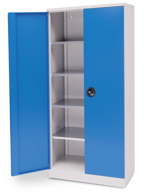 Cabinet with doors, 920x500x1950mm, 4 shelves, BEDRUNKA