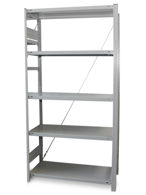 Auxiliary shelf, including 5 x shelves 1000x500x2000mm, for 7-drawer shelving unit, BEDRUNKA