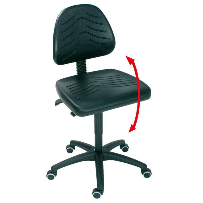 Scaun de lucru, spuma PU, cu roti, portanta 110kg, BEDRUNKA - sefira.ro