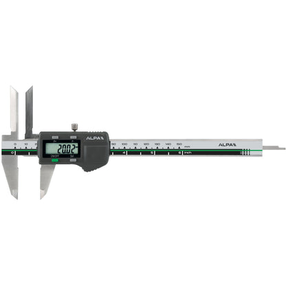 Digital caliper with long jaws for internal measurements ALPA AA104