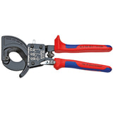 Dispozitiv de taiat cabluri cu clichet pentru cabluri de cupru si aluminiu Ã¸ 32 mm KNIPEX 95 31 250 - sefira.ro