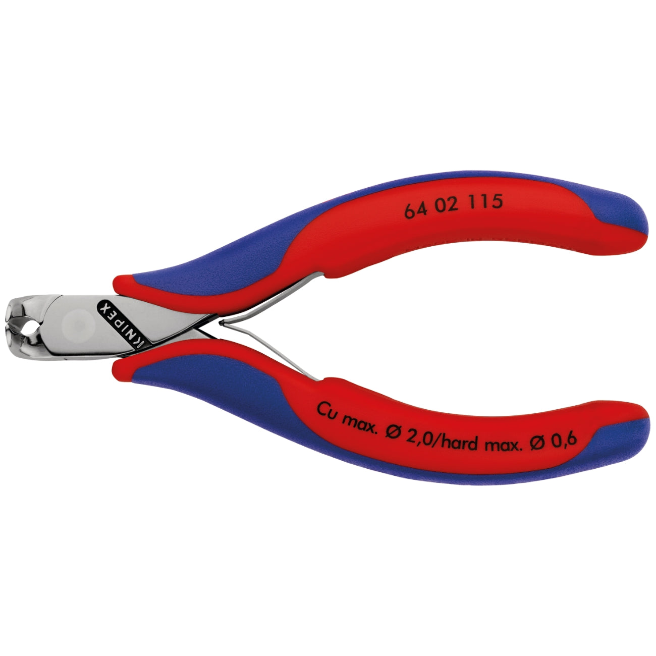 90° cutting pliers for electronics and fine mechanics KNIPEX 64 02 115