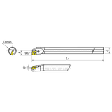 Portscula placute negative KERFOLG TURN forma C - A....PCLNR/L - sefira.ro