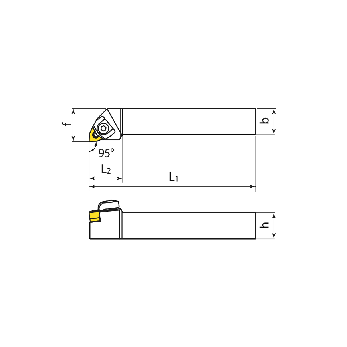 Portscula de strunjire externa pentru placute negative KERFOLG TURN forma W - MWLNR/L - sefira.ro
