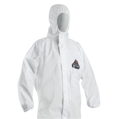 Disposable coverall with hood