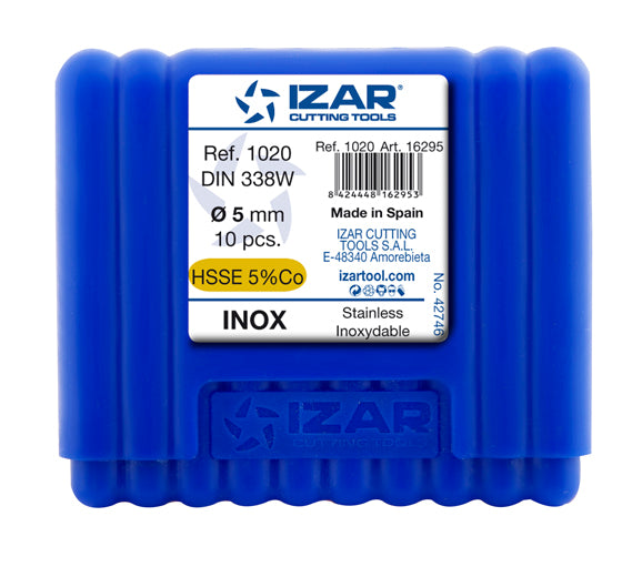 Burghiu HSS Co DIN338W Inox - 1020 - 6.25 mm IZAR