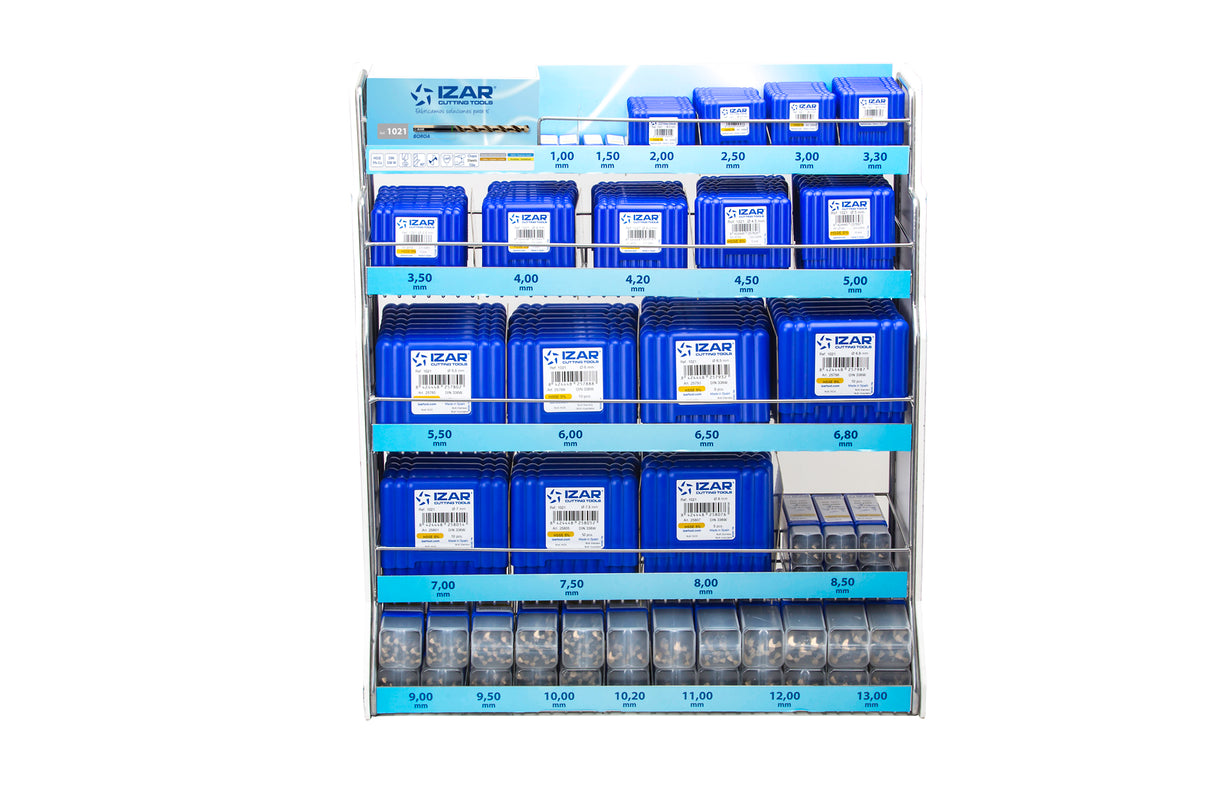 Burghiu HSS Co DIN338W MULTI Inox - 1021 - EXPO 1021 PT-14 (1-13 mm - 3.25/4.25) NACIONAL IZAR