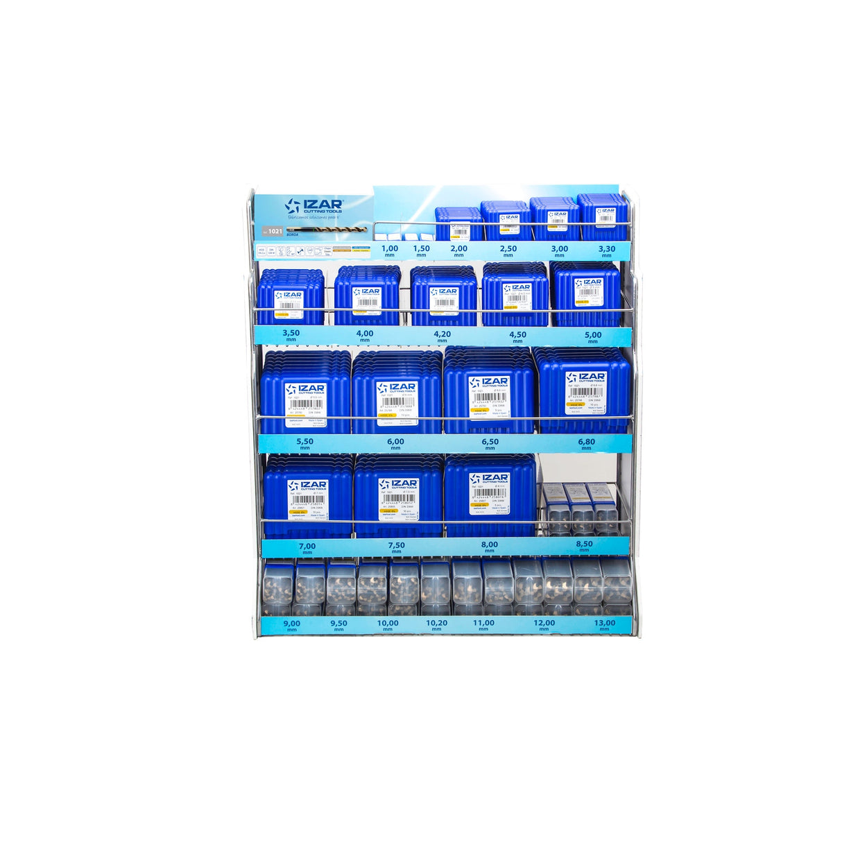 Burghiu HSS Co DIN338W MULTI Inox - 1021 - EXPO 1021 PT-14 (1-13 mm - 3.30/4.20/6.80/10.20) EXPORT IZAR