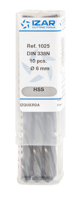 Burghiu HSS DIN338N pe stanga - 1025 - 2.00 mm IZAR