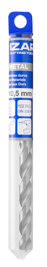 Burghiu HSS Co DIN338N redus - 1027 - 15.50 mm IZAR