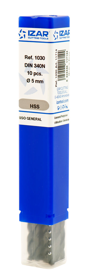 Burghiu HSS DIN340N lung - 1030 - 13.50 mm IZAR