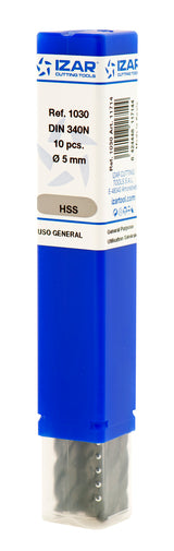 Burghiu HSS DIN340N lung - 1030 - 13.50 mm IZAR