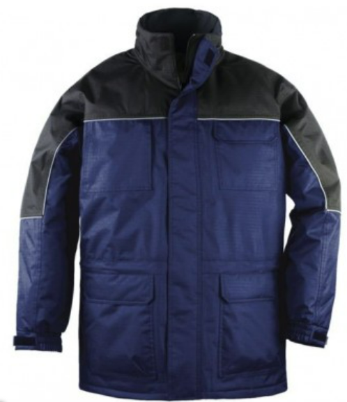 Winter jacket, RIPSTOP lined, size L, navy blue / black, COVERGUARD