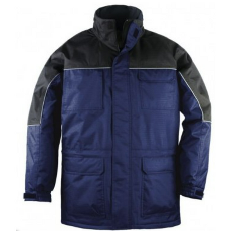 Jacheta de iarna, captusita RIPSTOP, marimea L, albastru marin / negru, COVERGUARD - sefira.ro