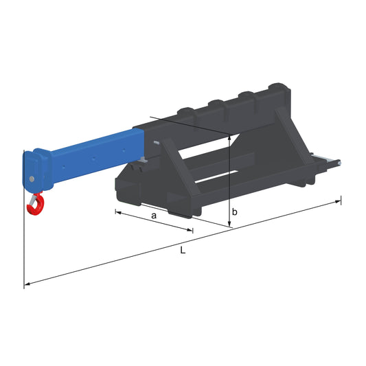 Telescopic cranes with forklift B-HANDLING